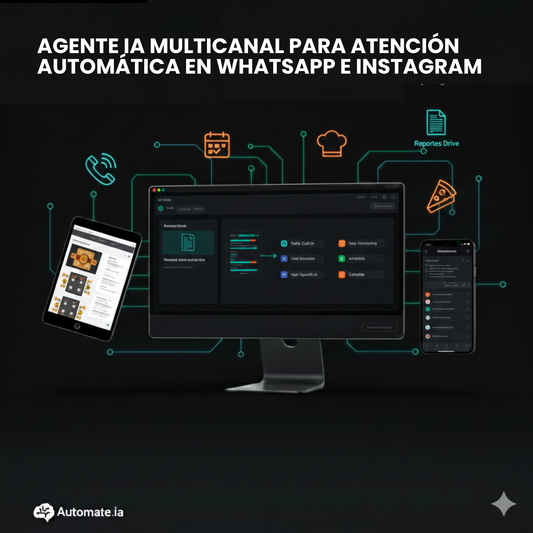 Agente IA multicanal para atención automática en WhatsApp e Instagram y Teléfono